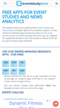 Mobile Screenshot of eventstudytools.com